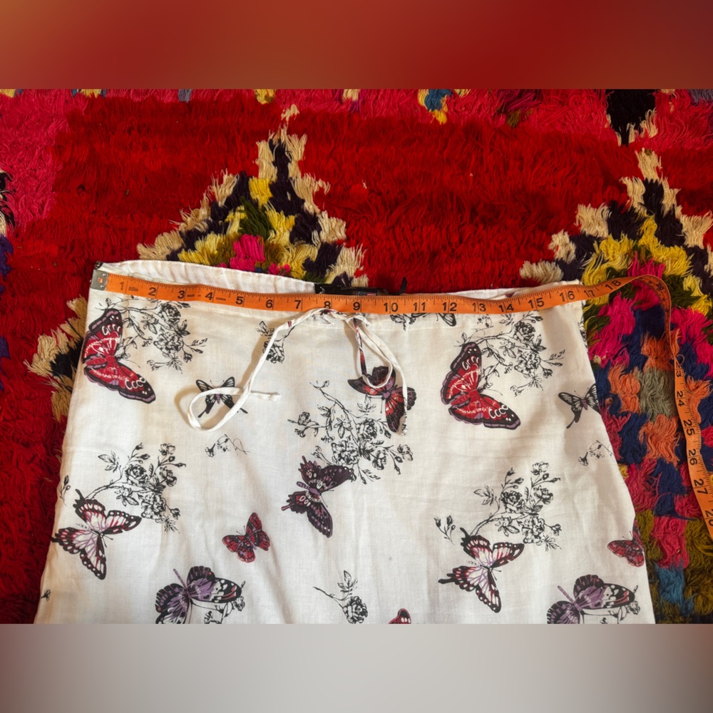 Y2K Vintage Rampage Tiered Butterfly Prairie Skirt Sz SM - Picture 8 of 9